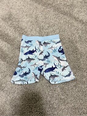 The Sleepy Sloth PJ Shorts in Shark Print